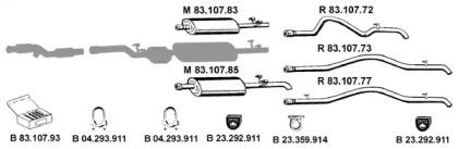Eberspacher 232457 Schalldaempfer