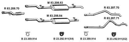 Eberspacher 232483 Schalldaempfer