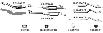 Eberspacher 232591 Schalldaempfer