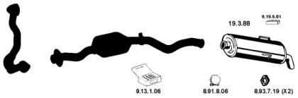 Eberspacher 262119 Schalldaempfer Eberspacher 262119 Schalldaempfer