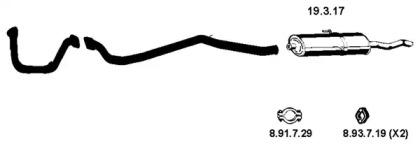 Eberspacher 262221 Schalldaempfer