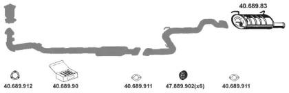 Eberspacher 402007 Schalldaempfer