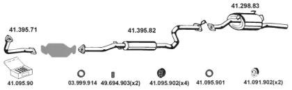 Eberspacher 412026 Schalldaempfer Eberspacher 412026 Schalldaempfer