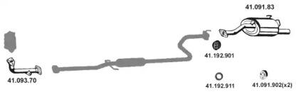 Eberspacher 412033 Schalldaempfer