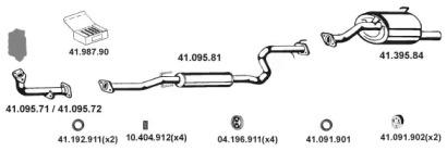 Eberspacher 412036 Schalldaempfer Eberspacher 412036 Schalldaempfer