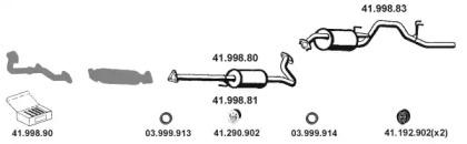 Eberspacher 412043 Schalldaempfer Eberspacher 412043 Schalldaempfer