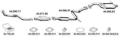 Eberspacher 442001 Schalldaempfer