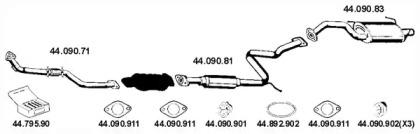 Eberspacher 442002 Schalldaempfer