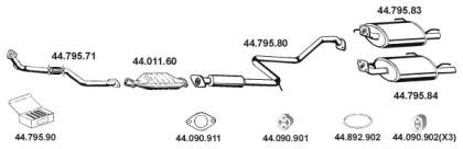 Eberspacher 442004 Schalldaempfer