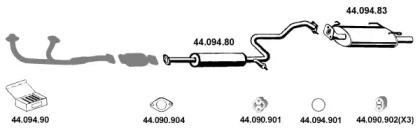 Eberspacher 442015 Schalldaempfer Eberspacher 442015 Schalldaempfer