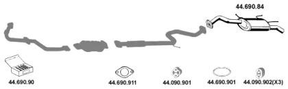 Eberspacher 442062 Schalldaempfer