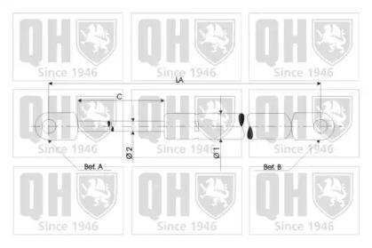 Quinton Hazell QTS828107 Пружина газовая крышки багажника Quinton Hazell QTS828107 Пружина газовая крышки багажника