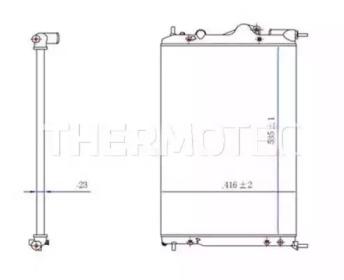 Thermotec D7R016TT Радіатор Thermotec D7R016TT Радіатор
