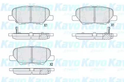 Kavo Parts KBP-5551 Brake pads Kavo Parts KBP-5551 Brake pads