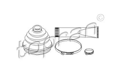 Topran 202 424 Dust boot kit axle joint Topran 202 424 Dust boot kit axle joint