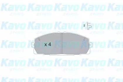 Kavo Parts KBP-9124 Колодки гальмівні Kavo Parts KBP-9124 Колодки гальмівні