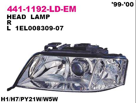 Depo 4411192RLDEM Headlamp