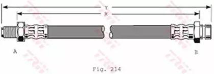 TRW PHB169 Шланг тормозной TRW PHB169 Шланг тормозной