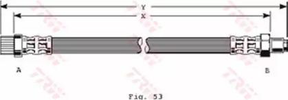 TRW PHB365 Hose assy brake TRW PHB365 Hose assy brake