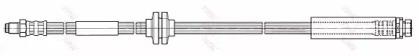 TRW PHB501 Hose assy brake TRW PHB501 Hose assy brake