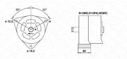 Magneti Marelli 943346121010 Генератор