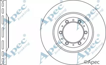 Apec Braking DSK773 Диск тормозной