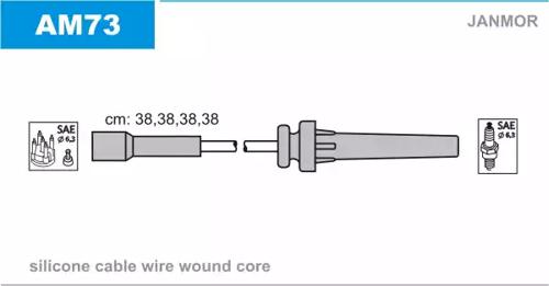 Janmor AM73 Zuendkabel