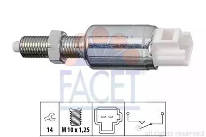 Facet 7.1259 Switch assy stop lamp Facet 7.1259 Switch assy stop lamp