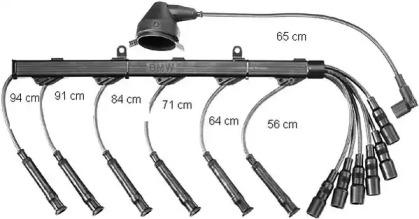 Beru ZE719 Дроти високовольтні системи запалювання
