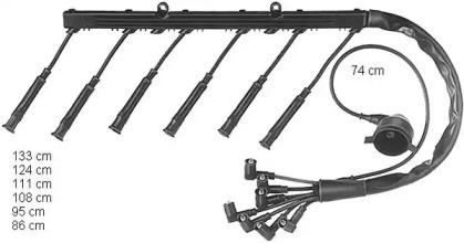 Beru ZE738 Zuendkabel Beru ZE738 Zuendkabel