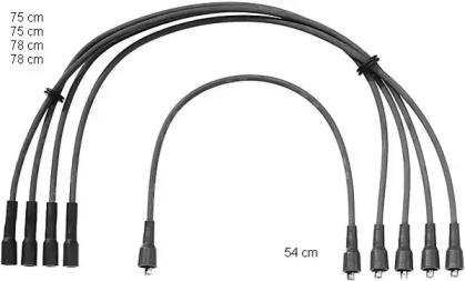 Beru ZEF1011 Дроти високовольтні системи запалювання Beru ZEF1011 Дроти високовольтні системи запалювання