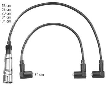 Beru ZEF1218 Дроти високовольтні системи запалювання Beru ZEF1218 Дроти високовольтні системи запалювання