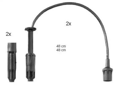 Beru ZEF1515 Zuendkabel