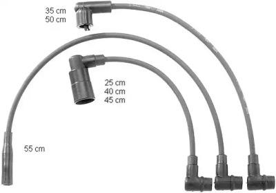 Beru ZEF732 Дроти високовольтні системи запалювання Beru ZEF732 Дроти високовольтні системи запалювання