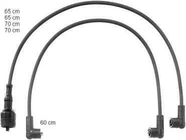 Beru ZEF801 Дроти високовольтні системи запалювання Beru ZEF801 Дроти високовольтні системи запалювання