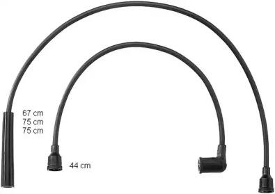 Beru ZEF827 Дроти високовольтні системи запалювання Beru ZEF827 Дроти високовольтні системи запалювання