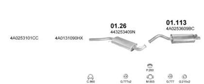 Polmostrow 00571 Schalldaempfer Polmostrow 00571 Schalldaempfer