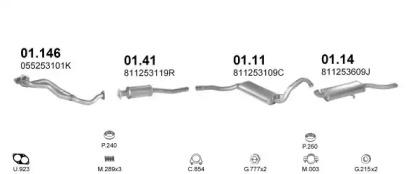 Polmostrow 00635 Глушник вихлопних газів кінцевий