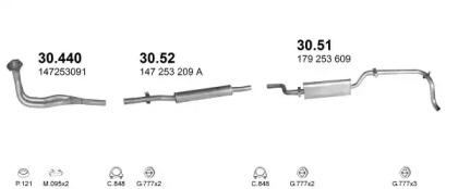 Polmostrow 00857 Schalldaempfer Polmostrow 00857 Schalldaempfer