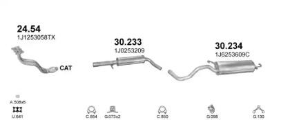 Polmostrow 00956 Глушник вихлопних газів кінцевий Polmostrow 00956 Глушник вихлопних газів кінцевий