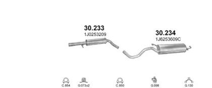Polmostrow 00957 Глушник вихлопних газів кінцевий