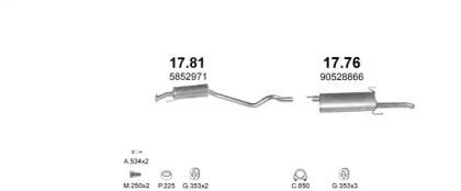Polmostrow 01037 Schalldaempfer Polmostrow 01037 Schalldaempfer