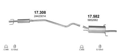 Polmostrow 01049 Schalldaempfer Polmostrow 01049 Schalldaempfer