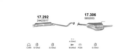 Polmostrow 01061 Schalldaempfer Polmostrow 01061 Schalldaempfer
