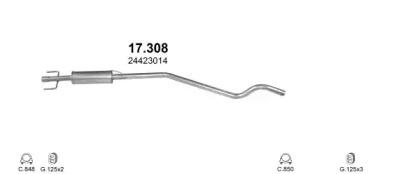 Polmostrow 01064 Schalldaempfer Polmostrow 01064 Schalldaempfer