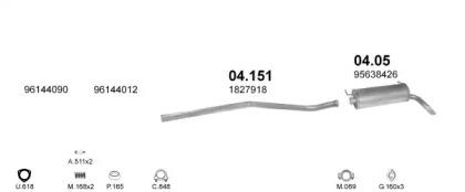 Polmostrow 01281 Schalldaempfer Polmostrow 01281 Schalldaempfer