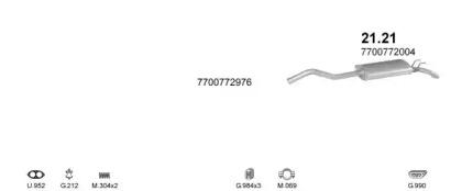 Polmostrow 01439 Schalldaempfer Polmostrow 01439 Schalldaempfer