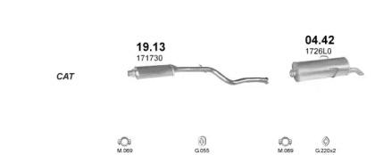 Polmostrow 01611 Schalldaempfer Polmostrow 01611 Schalldaempfer