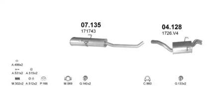 Polmostrow 02431 Schalldaempfer Polmostrow 02431 Schalldaempfer