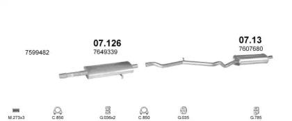 Polmostrow 02534 Schalldaempfer Polmostrow 02534 Schalldaempfer